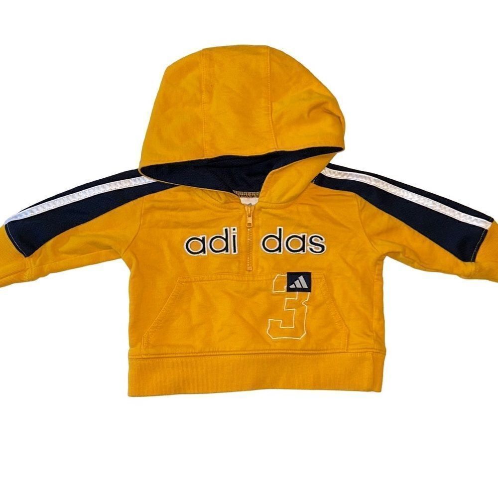 Boys Adidas hoodie size 3 months‎